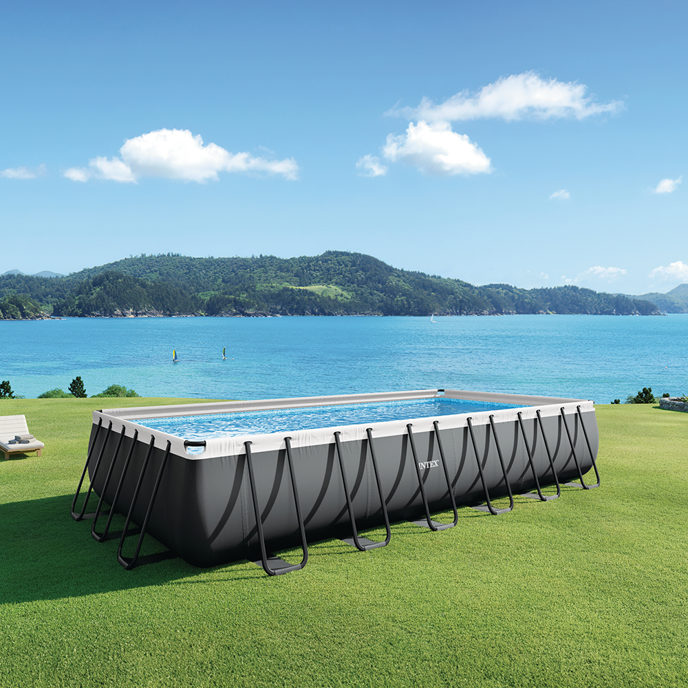 Gamme Ultra XTR : Piscine+Filtre a sable+ échelle avec plongeoir+bâche 💯