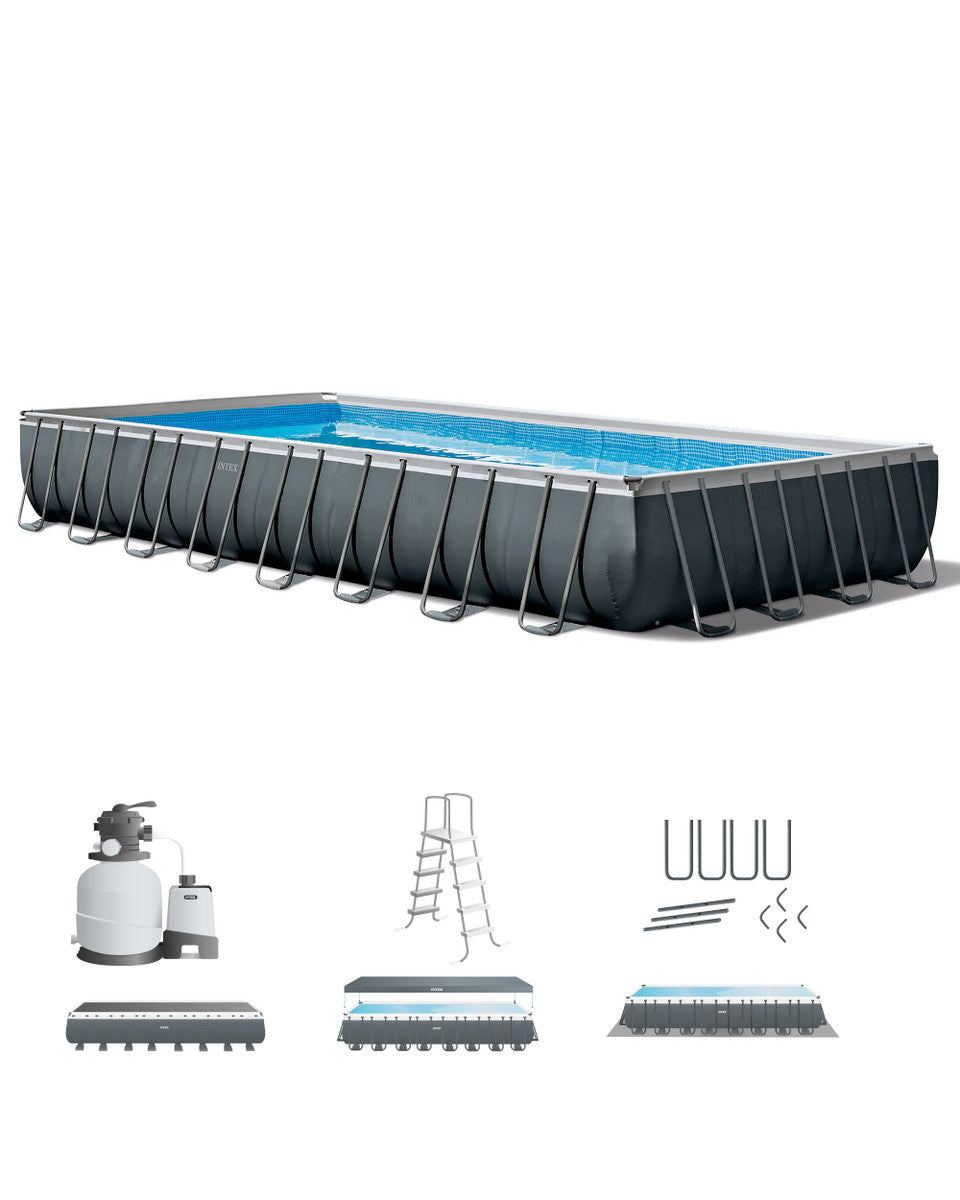 Gamme Ultra XTR : Piscine+Filtre a sable+ échelle avec plongeoir+bâche 💯