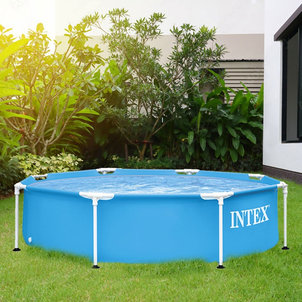 Petite Piscine ronde metal frame