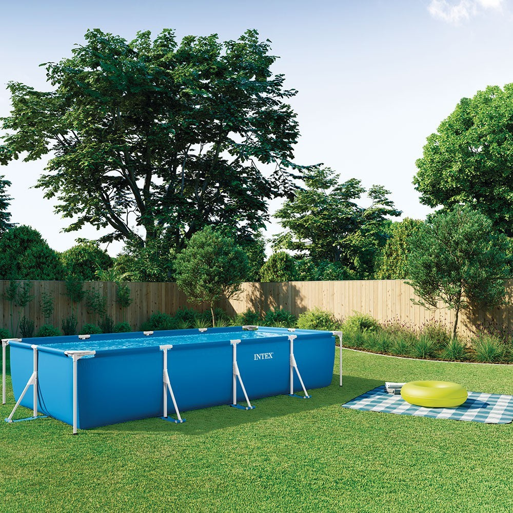 Piscine rectangulaire gamme metal frame 🏊🏿♂