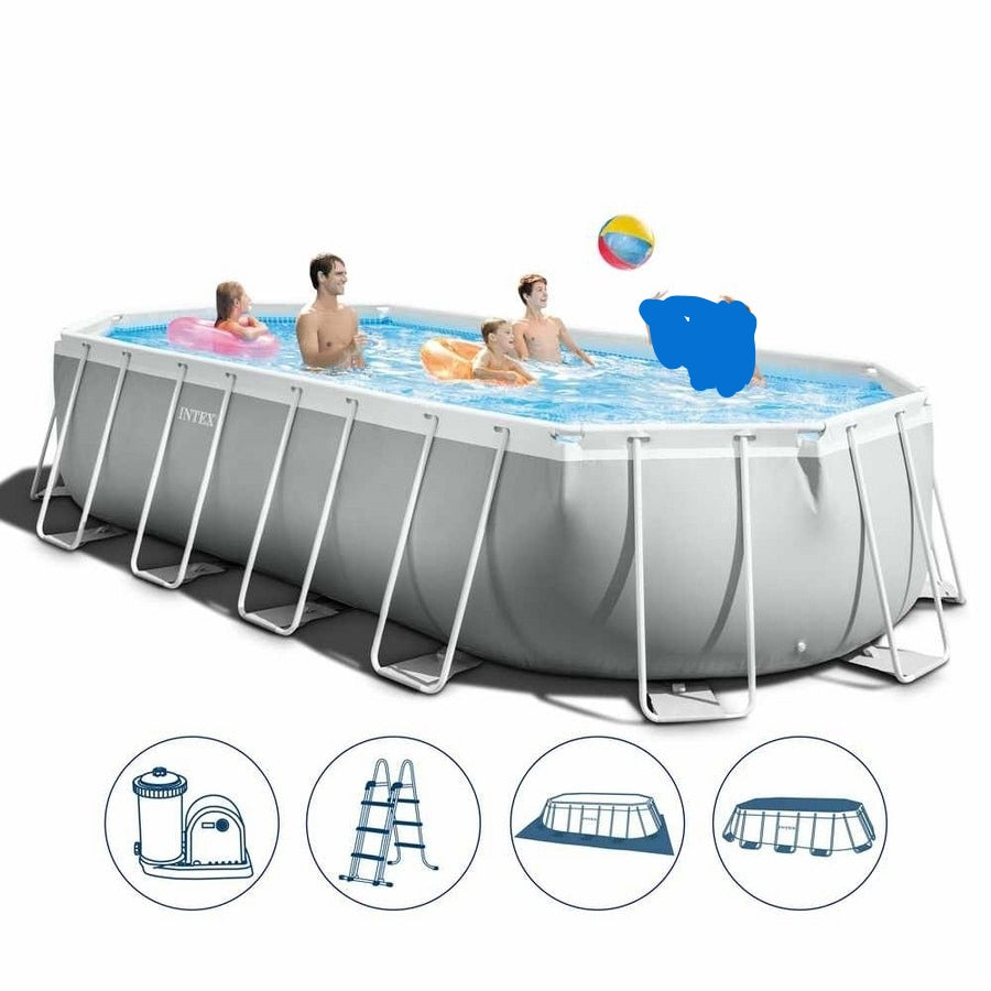 Amusez vous avec la piscine hors-sol tubulaire Intex 🥇